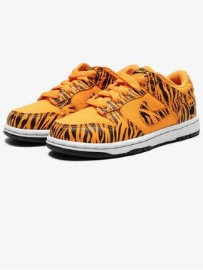 DS 2023 NIKE DUNK PS NATURE SAFARI PRESCHOOL TIGER STRIPES KIDS SHOES 11C 12C 3Y